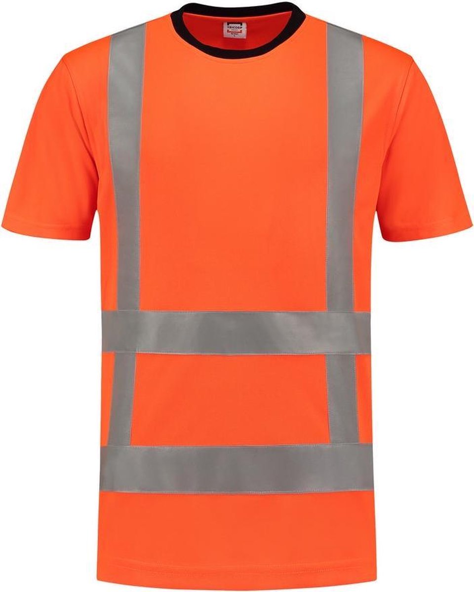 Tricorp T-shirt RWS Birdseye 103005 Fluor Oranje - Maat 5XL