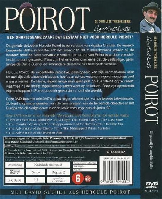 Poirot - Seizoen 2 (3DVD)