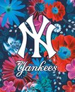 MLB- New York Yankees Ringband A4 - 23 rings - Flowers - Design 1