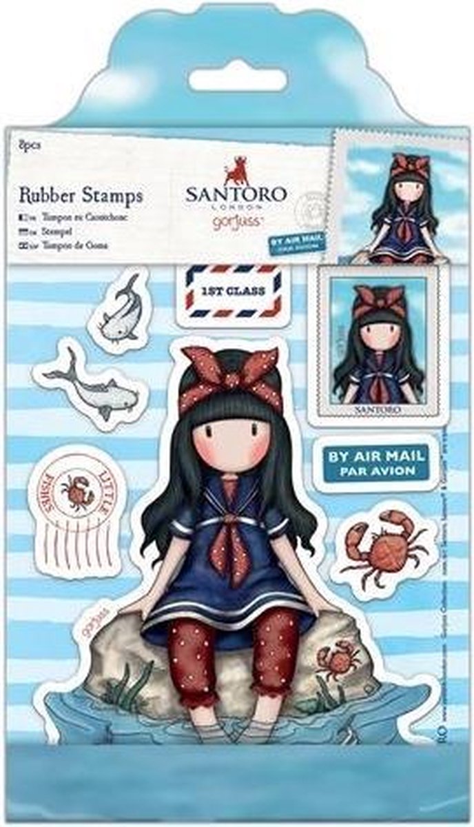 Rubber Stempels- Santoro - Kleine Vissen