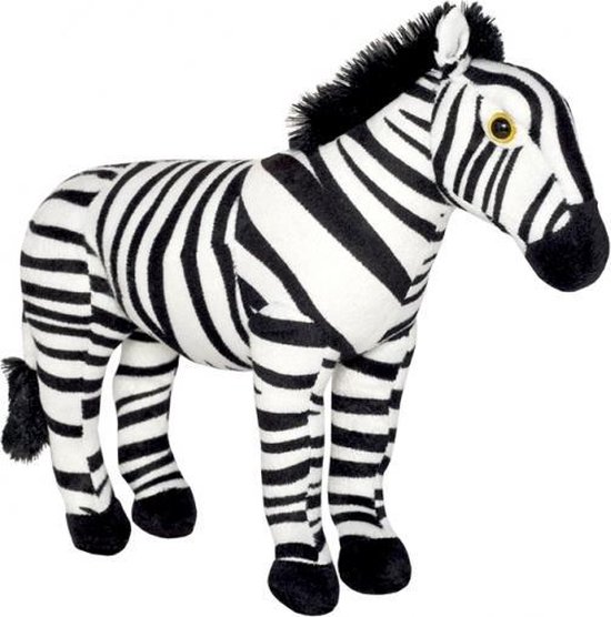Pluche zebra knuffel 27 cm - knuffeldier | bol.com