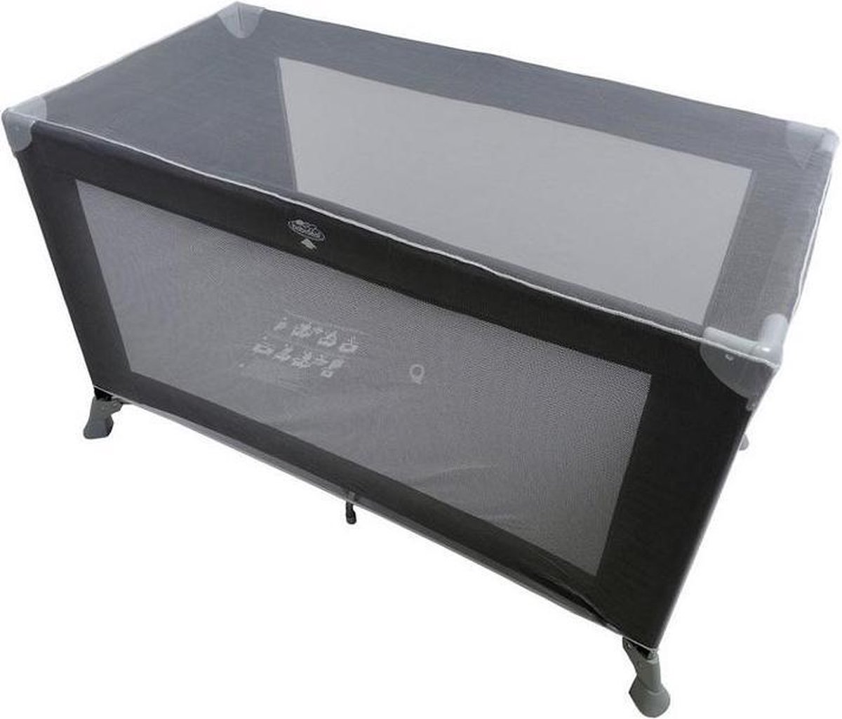 Jollein Klamboe Voor Campingbed - Grijs
