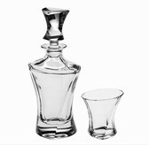 Crystal Bohemia Whiskey Set Storm - Kristal - 650 + 200ml - 1+6 stuks