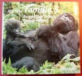 Familie 5 Berggorillas in Den Virunga-Waldern