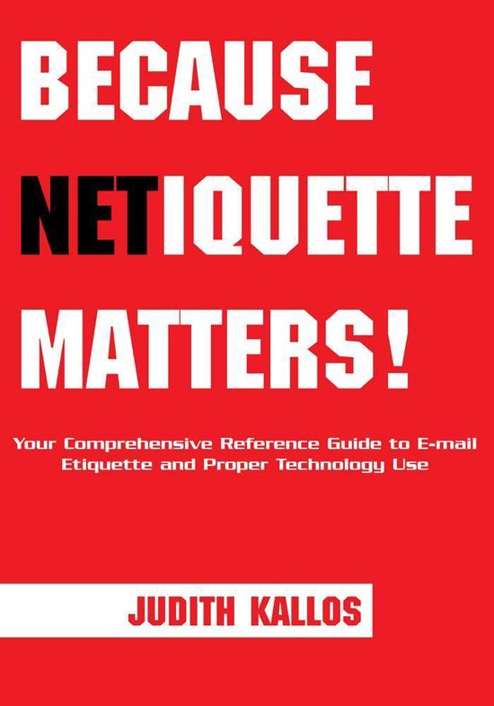 Because Netiquette Matters! - cover