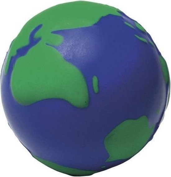Afbreken verzonden ontvangen Anti-stressbal wereldbol 6,5 cm - Stressballen - Anti-stress | bol.com