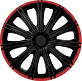 Autostyle Wieldoppen 15 inch Nero Zwart/Rood - ABS