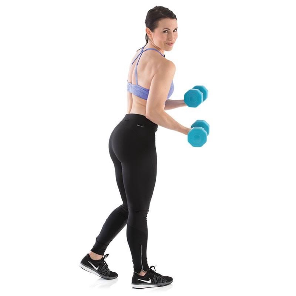 Gymstick Active Vinyl Dumbells - Met Online Trainingsvideo's - 2 x 3 kg