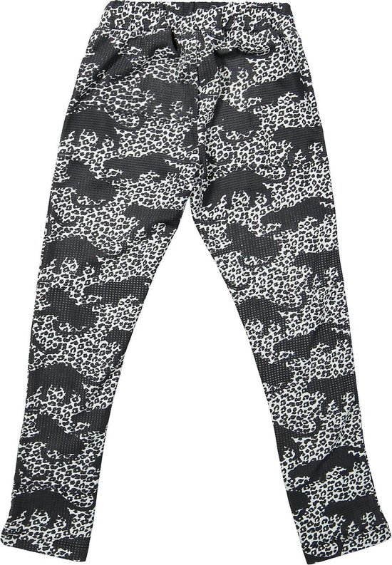 DJ Dutchjeans Meisjes Broek - Black aop - Maat 116 | Bestel nu!