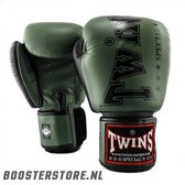 TWINS SPECIAL|Bokshandschoenen| BGVL 8| GROEN/ZWART| 14 OZ