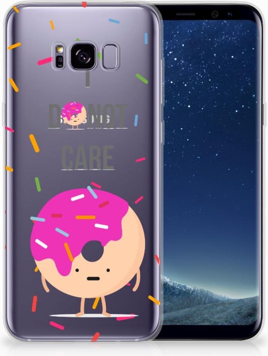 TPU Hoesje voor Samsung Galaxy S8 Plus Siliconen Case Donut Roze