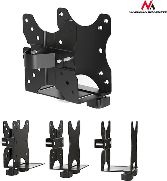 Support Maclean MC-720 pour mini-ordinateurs Support de bureau à écran plat VESA 100X100