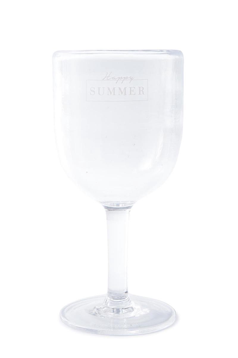 Riviera Maison Happy Summer Wine Glass - Wijnglas - Melamine | bol.com