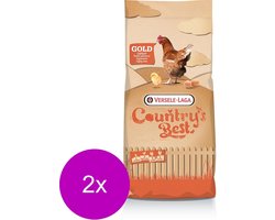 Versele-Laga Country`s Best Gold 4 Mash Legmeel - Kippenvoer - 2 x 20 kg Vanaf 1e Ei