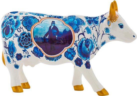 4 CowParade【カウパレード】牛置物 Blue Bone China 4 CowParade【カウパレード】牛置物 Blue Bone China