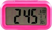 LED - Alarm Wekker - Temperatuur - Datum - Roze