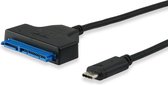 Equip 133456 tussenstuk voor kabels USB Type C SATA Zwart