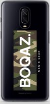 BOQAZ. OnePlus 6t hoesje - Labelized Collection - Camouflage print BOQAZ