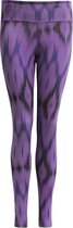 Yoga-legging "Devi" - Ikat purple M Loungewear broek YOGISTAR