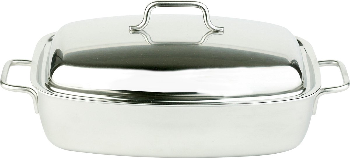 Demeyere Apollo Braadpan - Ovaal - Met hoge deksel - 32x21 cm