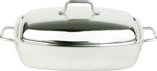 Demeyere Apollo Braadpan - Ovaal - Met hoge deksel - 32x21 cm