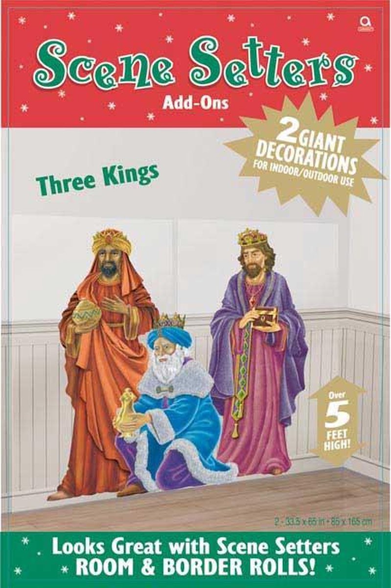 Scene Setter Muurposter Kerstmis 3 Koningen