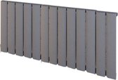 Design radiator horizontaal aluminium mat grijs 60x123cm1369 watt- Eastbrook Malmesbury