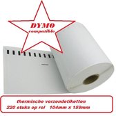 3 x (220 par rouleau) Dymo S0904980 étiquettes d'expédition extra larges compatibles pour Labelwriter 4XL!