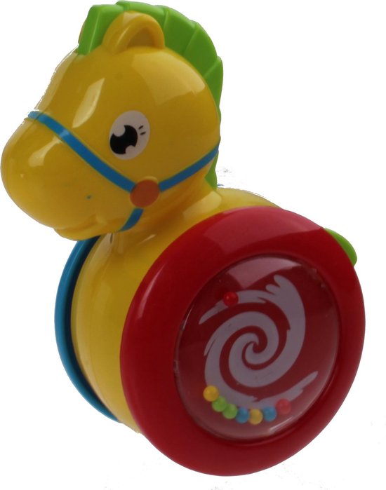 Free And Easy Babyspeelgoed Rollend Paard Geel 11 Cm | bol.com