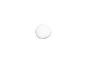 EUROPALMS Sneeuwballen - 7,5cm - 10x - Wit fleece