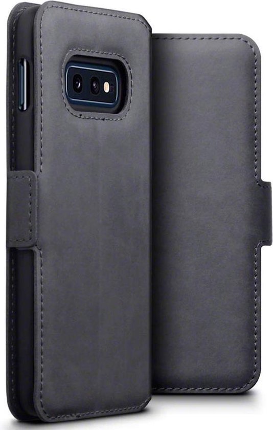 Samsung Galaxy S10e hoesje - CaseBoutique - Grijs - Leer
