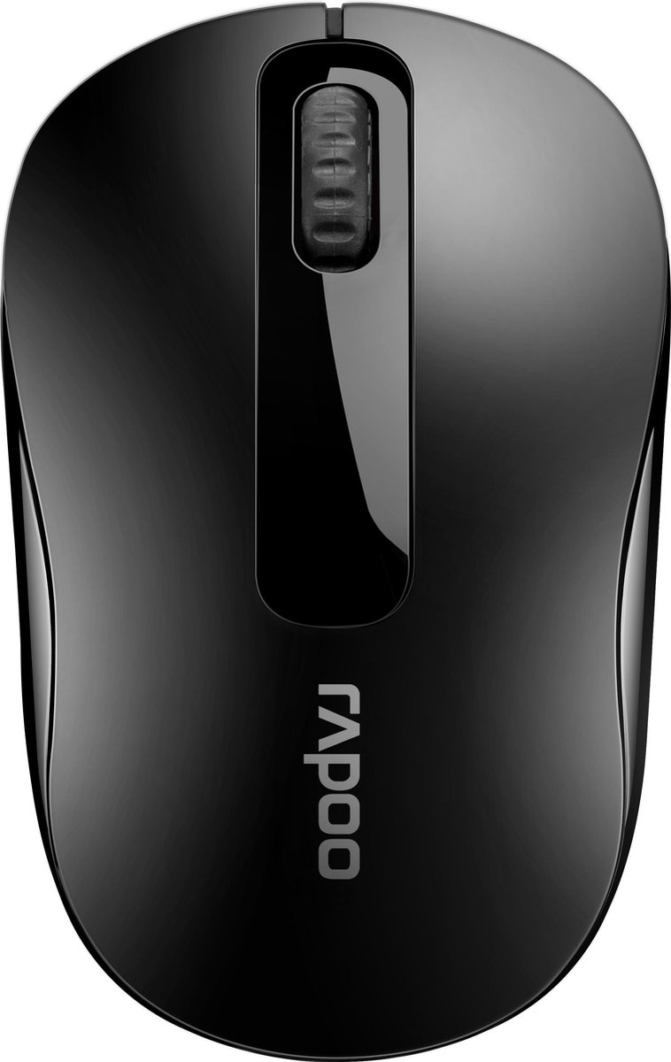 Rapoo M10 Plus - Muis - Draadloos - Zwart