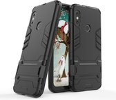 Xiaomi Mi A2 Lite Hoesje - Armor Kickstand - Zwart