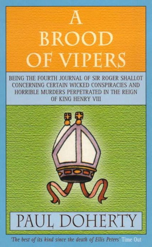 A Brood of Vipers (Tudor Mysteries, Book 4) - cover