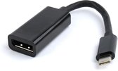 Cablexpert USB-C naar DisplayPort adapter met DP Alt Mode - zwart - 0,15 meter