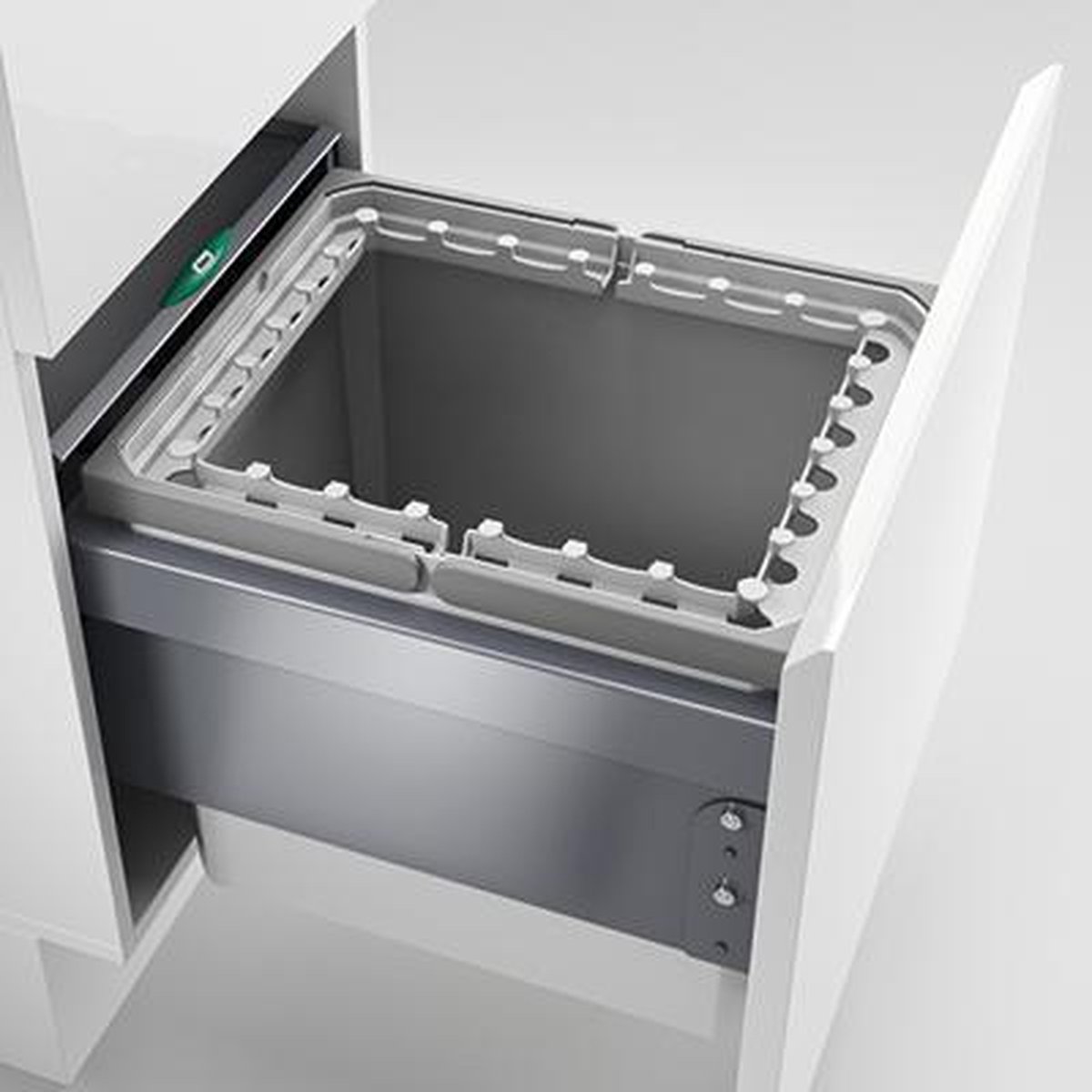 Prullenbak frontdeur Cox base luxe 29 liter met deksel. 5 jaar garantie. 50cm brede kast