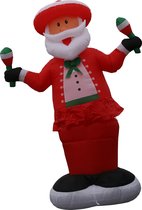 Opblaasbare Kerstman (180 cm) met elektrische pomp