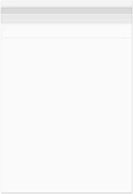 Sacs en plastique 8.4x13cm transparents et refermables (100 pièces)