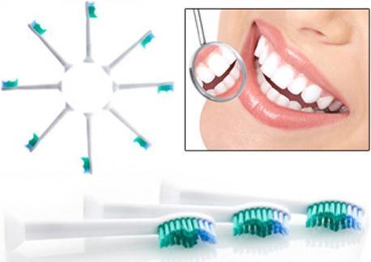 Opzetborstels voor Philips Sonicare & Flexcare Elektrische Tandenborstels - 12 pack