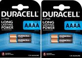 Duracell Ultra AAAA - 4 stuks (2 Blisters a 2st)