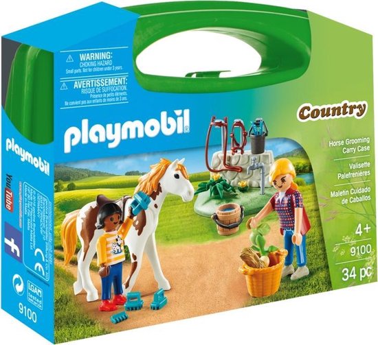 PLAYMOBIL Country Horse Grooming Carry Case | bol.com
