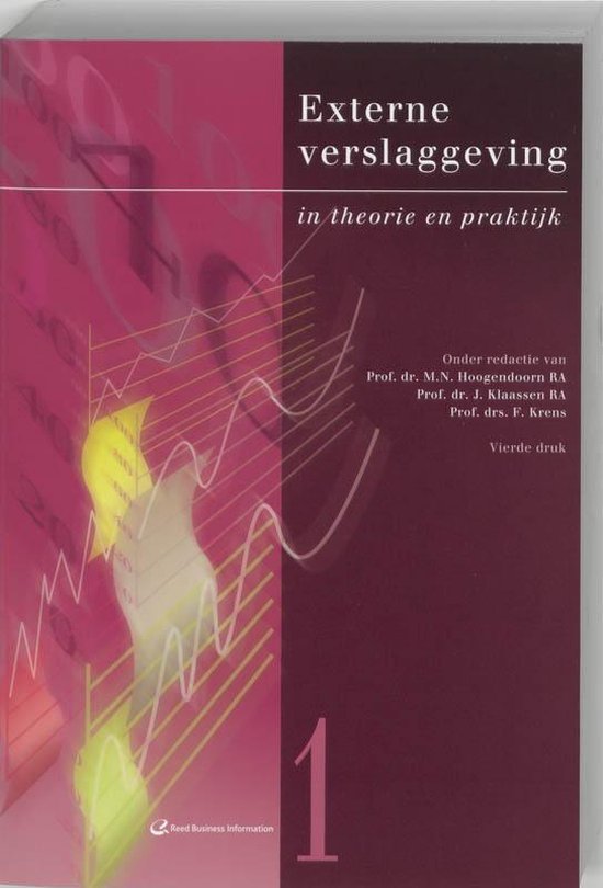 Cover van het boek 'Externe verslaggeving in theorie en praktijk / 1 / druk 4' van F. Krens