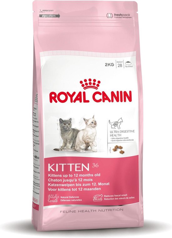 sticker Heerlijk Kan worden berekend Royal Canin Kitten - Kattenvoer - 10 kg | bol.com