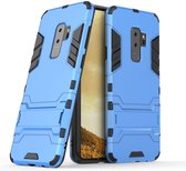 Samsung Galaxy S9 Plus Armor Hybrid Kickstand Case - Blauw