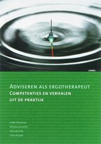 Boekomslag met de titel "Adviseren als ergotherapeut". Een dobber in water op de voorgrond.