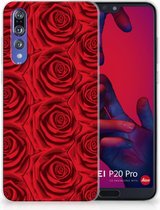 Huawei P20 Pro Uniek TPU Hoesje Red Roses