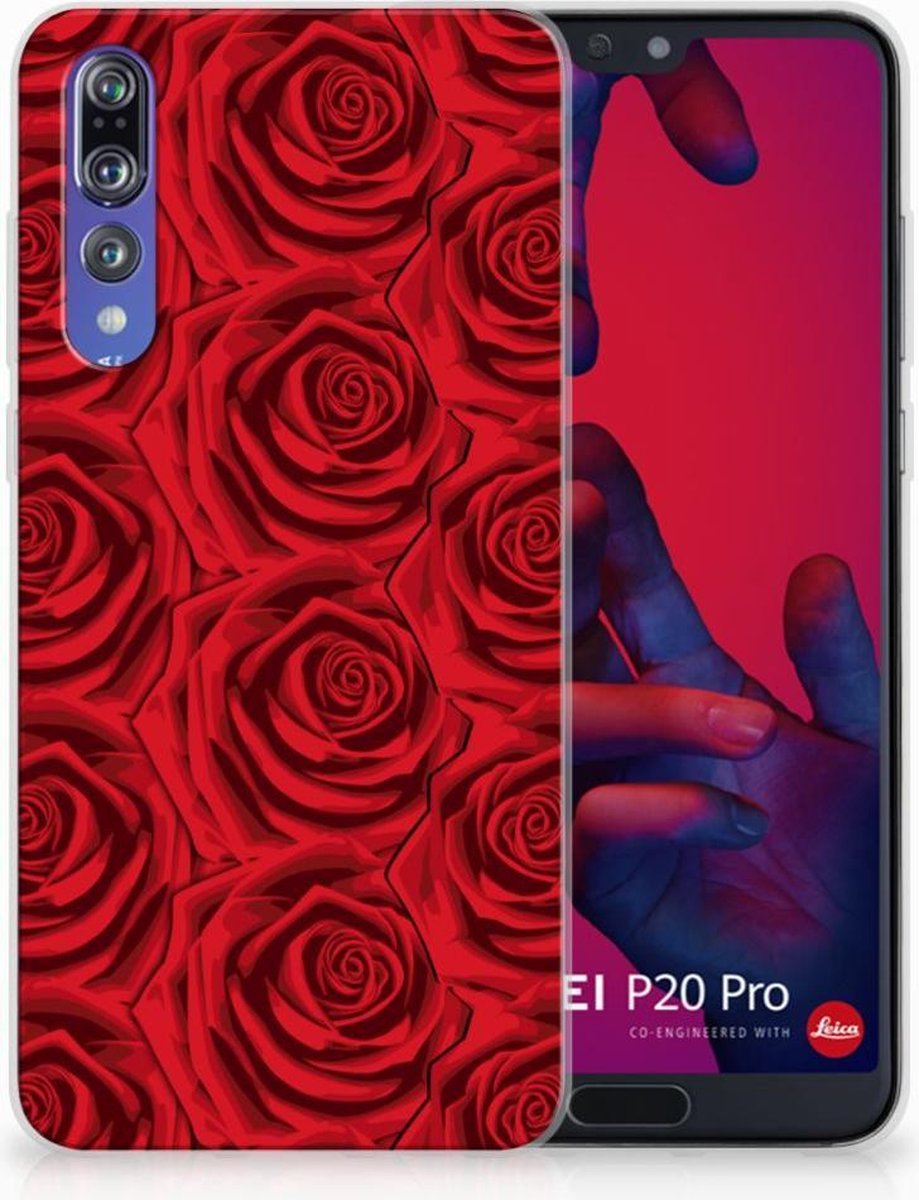 Huawei P20 Pro TPU Case Red Roses