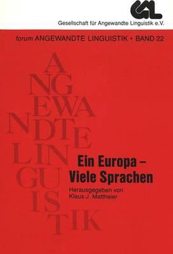 Ein Europa - Viele Sprachen - cover