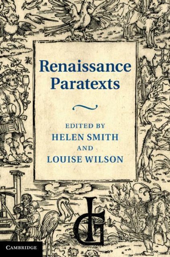 Renaissance Paratexts by Helen Smith