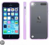 Apple iPhone 5C Hoesje Bumper case met achterkant Licht Blauw / Blue